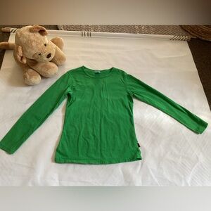 City Threads  Kids Vibrant Green Long Sleeve Tee (Size 8)